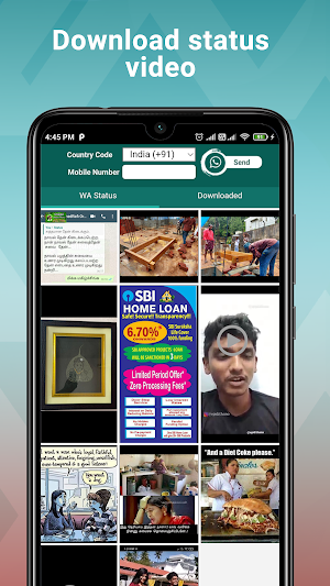Status downloader for WAApps Screenshot 1