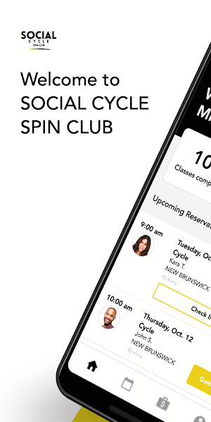 SOCIAL CYCLE SPIN CLUB Screenshot 0