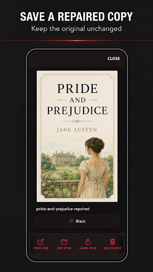 EPUB Fixer Screenshot 3