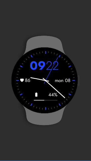 Stats Hybrid watch face Screenshot 1