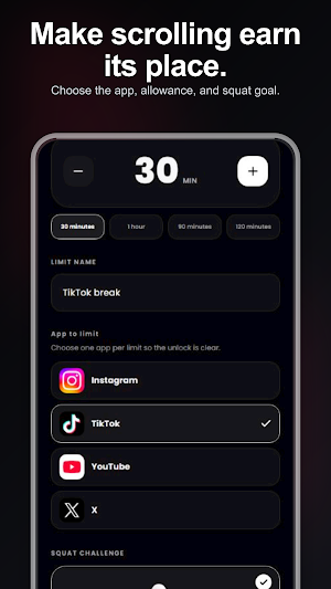 SquatsTok: Squats Block Timer Screenshot 2