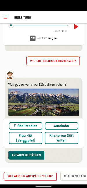 Tirol Panorama mit Kaiserjägermuseum Screenshot 2