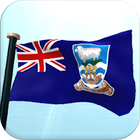 Falkland Islands Flag 3D