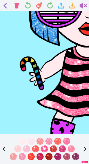 Doll Dress Up and Coloring Game for girls Screenshot 3