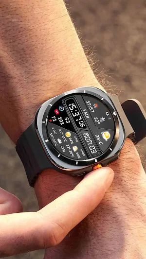 N-SPORT733 Weather Custom Face Screenshot 1