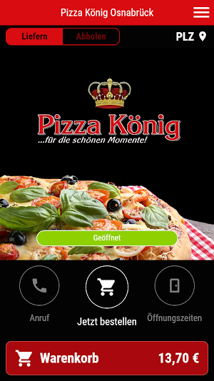 Pizza König Osnabrück Screenshot 0
