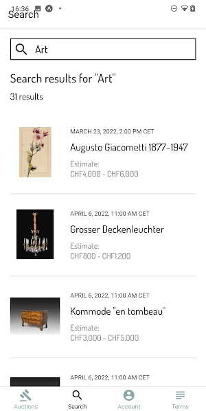 Beurret Bailly Widmer Bidding Screenshot 3