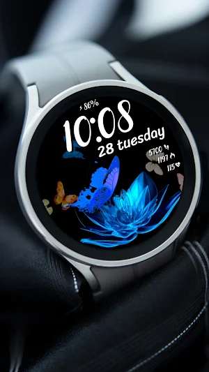 Butterfly 1 Animated Watchface Screenshot 0