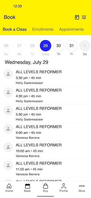 Defy Pilates Screenshot 1
