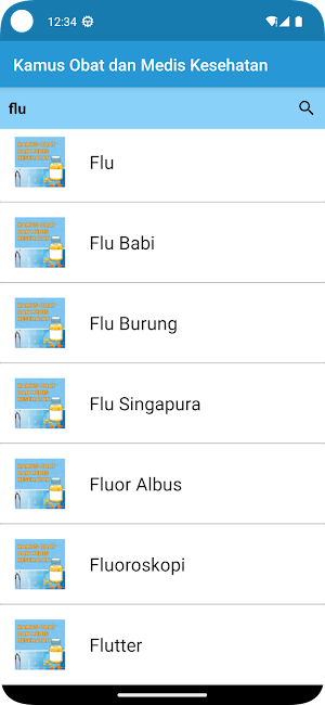 Kamus Obat dan Medis Kesehatan Screenshot 2