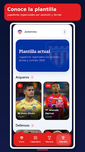 Junioristas App Screenshot 3