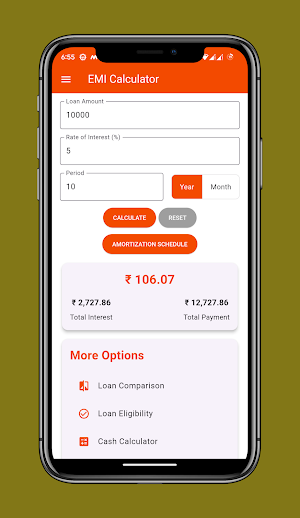 Easy EMI Calculator - 2024 Screenshot 0