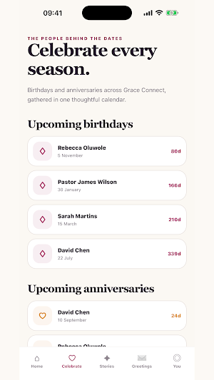 Connect & Cherish Screenshot 2