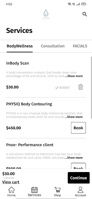 PURE Regenerative Medicine Screenshot 1