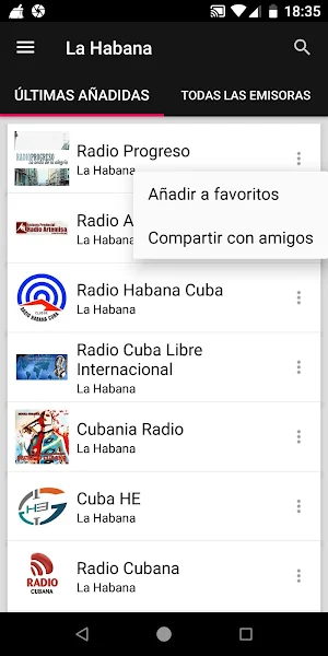 Havana Radio Stations - Cuba Screenshot 1