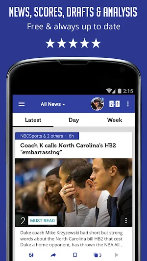 College Basketball News Screenshot 0