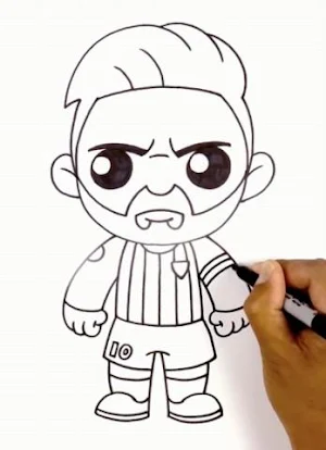 How To Draw Football Player Screenshot 1
