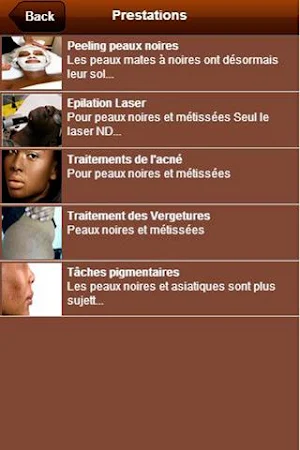 Dermatologue Peaux noires Screenshot 1