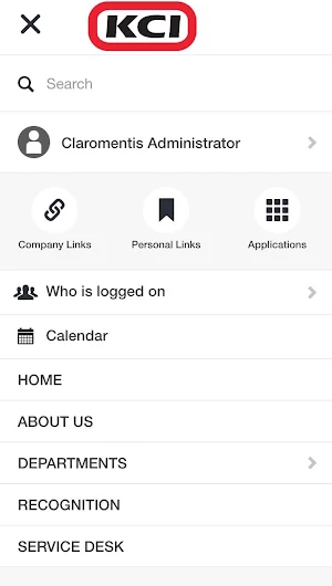 Koogle - KCI Wireless Intranet Screenshot 2