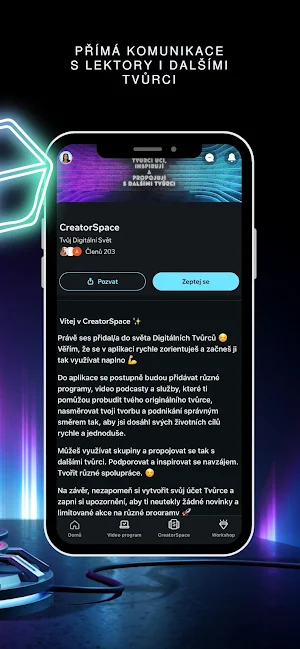 CreatorSpace Screenshot 2