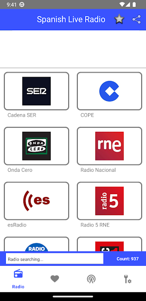 Spanish Radios Live Screenshot 1