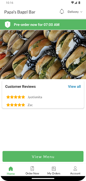 Papa's Bagel Bar Screenshot 1