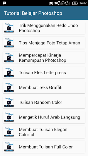 Tutorial Belajar Photoshop Screenshot 2