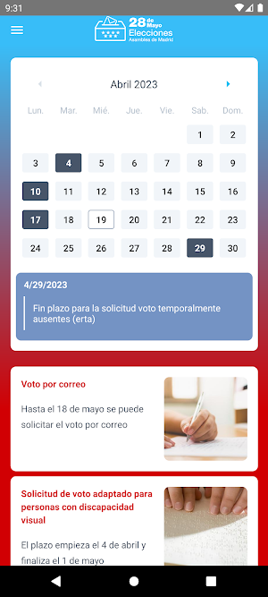 28M Elecciones Madrid 2023 Screenshot 0