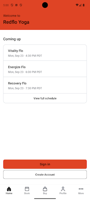 Redflo Yoga Screenshot 1