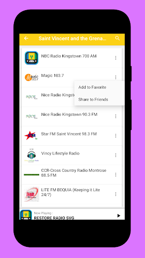 Radio St. Vincent and the Grenadines - FM Online Screenshot 1