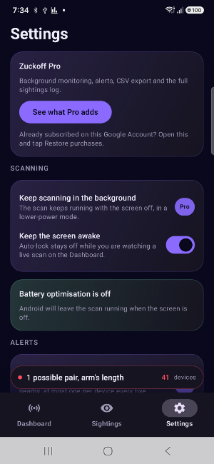 ZuckOff Screenshot 3
