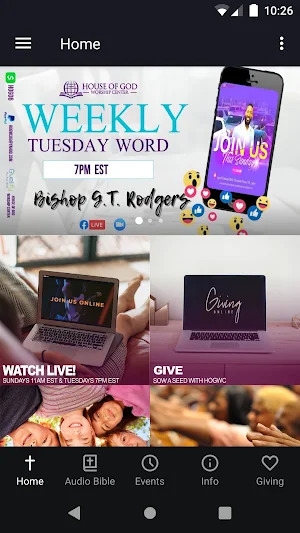 House of God Worship Center VA Screenshot 0