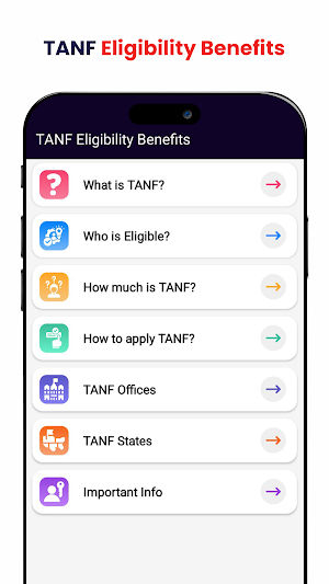 TANF Eligibility Benefits Info Screenshot 0