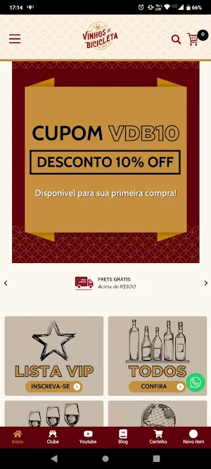 Vinhos de Bicicleta Screenshot 0