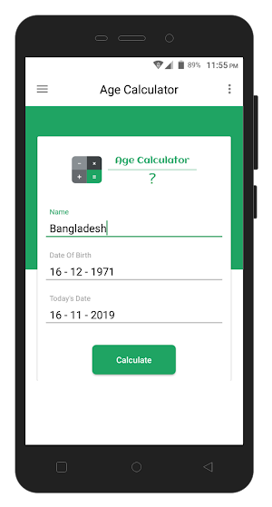 Age Calculator Screenshot 0