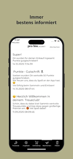 pro bio. MARKT Screenshot 2