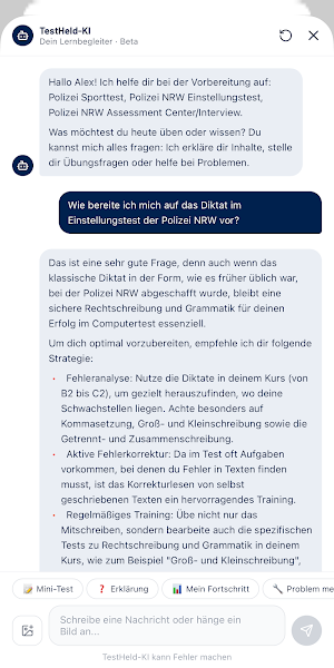 Polizei NRW Einstellungstest Screenshot 3