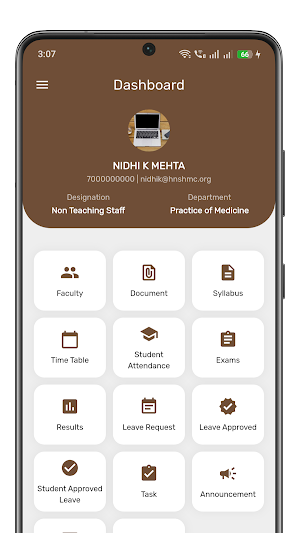 Hnshmc Faculty Screenshot 1
