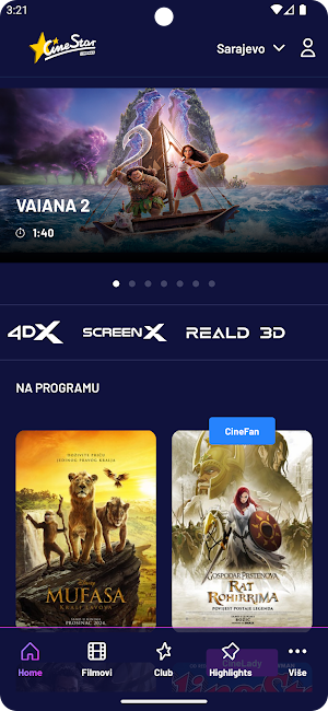 CineStar BiH Screenshot 1