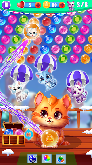 Bubble Shooter: Rescue Kittens Screenshot 3