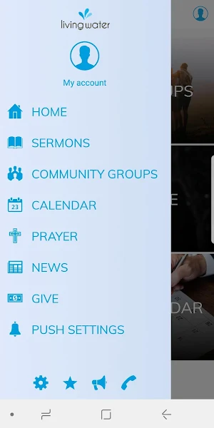 Living Water Bible Fellowship Screenshot 1