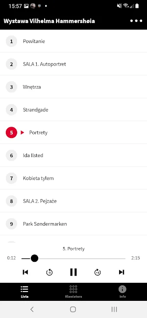 Wystawa Vilhelma Hammershøia Screenshot 1
