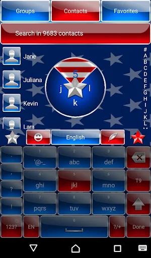 Independence Day Go Keyboard t Screenshot 1