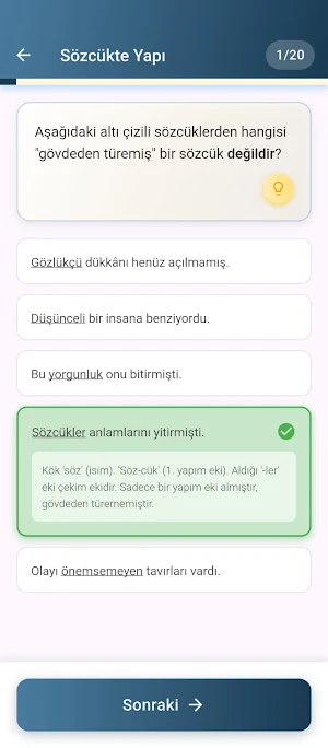 Türkçe Soru Bankası Screenshot 3