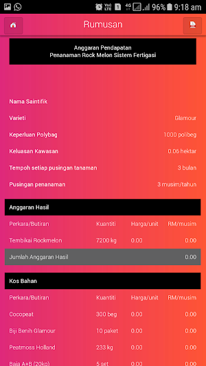 MARDI myAgriSmartCalculator Screenshot 3