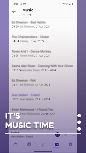 Vivid Tunes- Music Player Screenshot 3