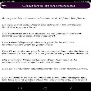 Citations de Montesquieu Screenshot 2
