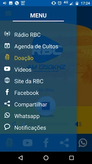 Rádio RBC AM 1350KHZ Screenshot 1