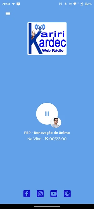 Kariri Kardec Web Rádio Screenshot 0
