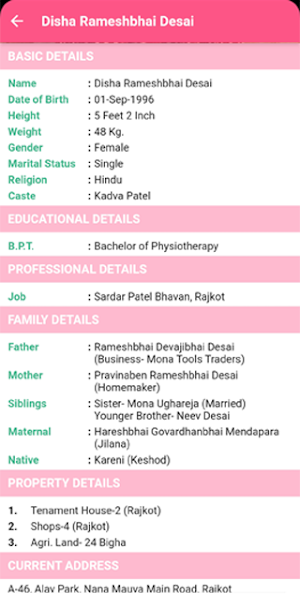 Kadva Patel Perfect Match Screenshot 3